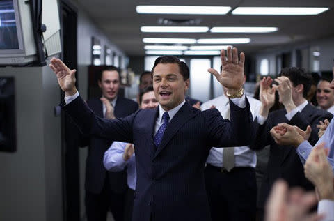 leonardo dicaprio in wolf of wall street