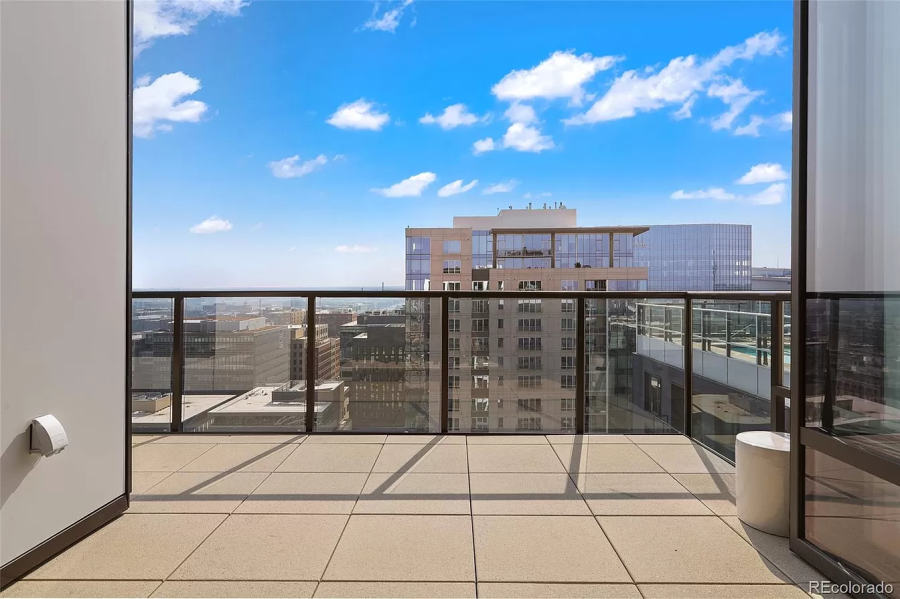 The Coloradan apartment building is located at 1750 Wewatta St. in downtown Denver. Throughout the penthouse are floor-to-ceiling windows that provide panoramic views of both the city skyline to the east and the mountains to the west. (Photo: Travis Woolford)