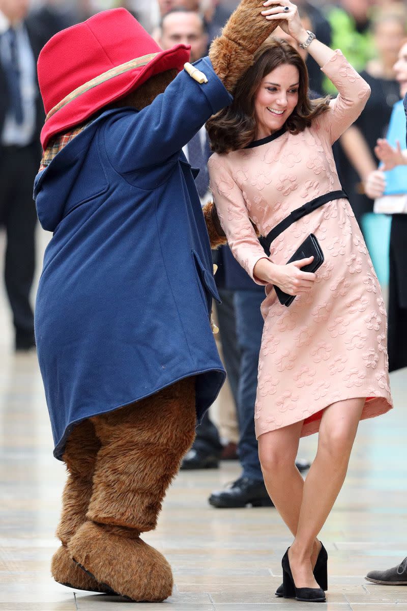 When she danced with Paddington Bear