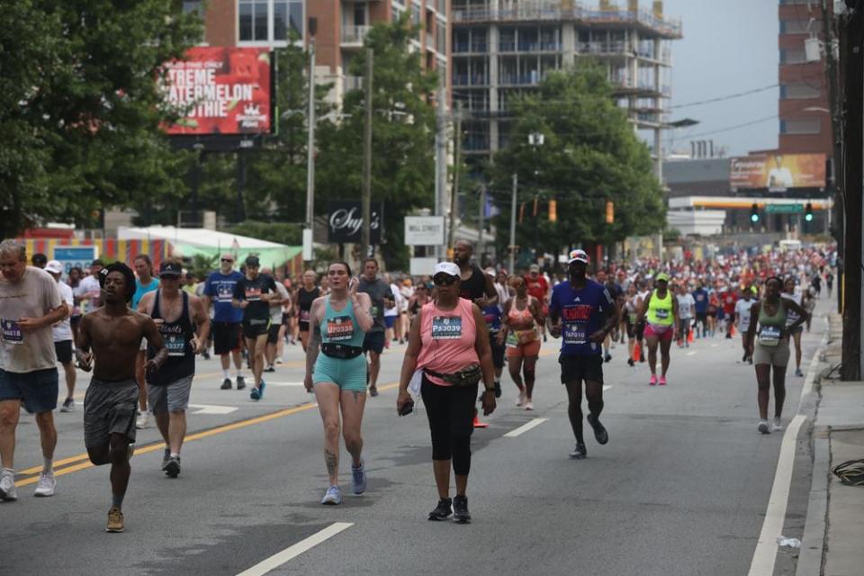 Here are some more photos from the 2023 Peachtree Road Race.