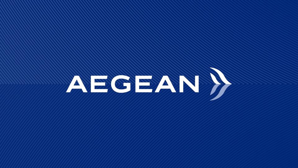 Aegean Airlines new branding