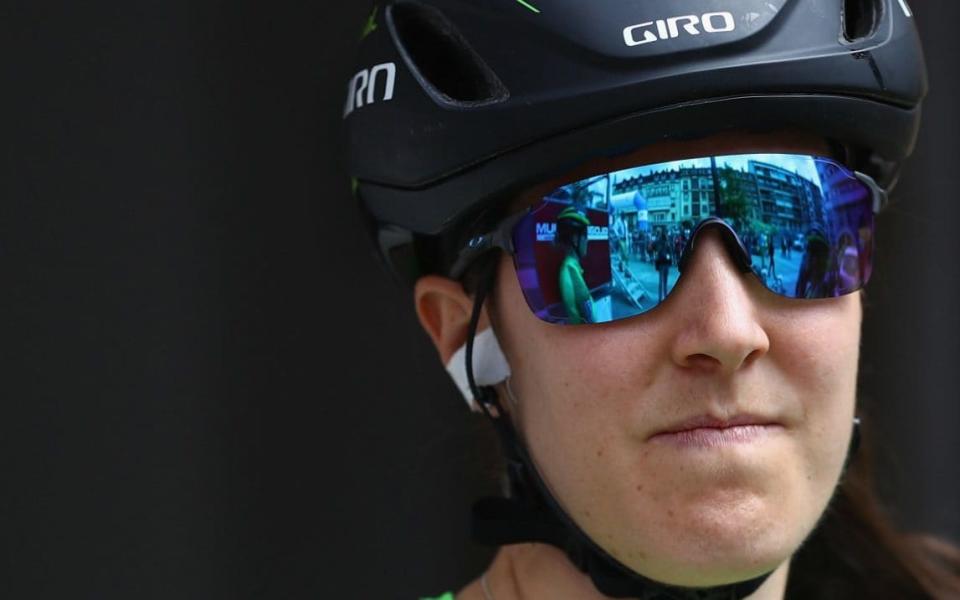 Dani Rowe crashed in the final three kilometres of Saturday's fourth stage at the Women's Tour - Velo