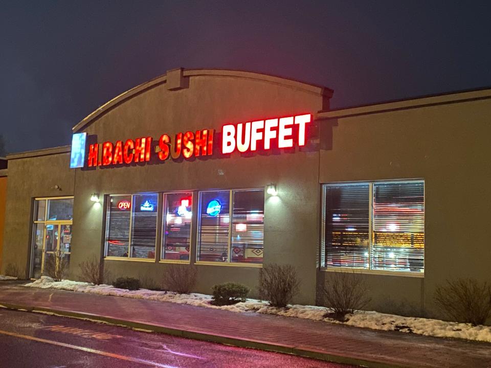 Hibachi Sushi Buffet, located at 59 US-44 in Raynham is seen here on Jan. 23, 2024.