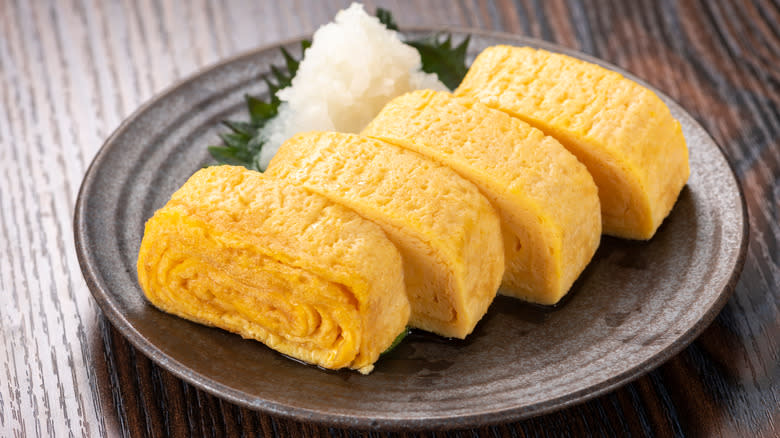 Rolled Japanese omelet