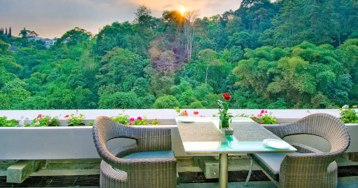 Nice view: Bandung also offers a great New Year's Eve destination.