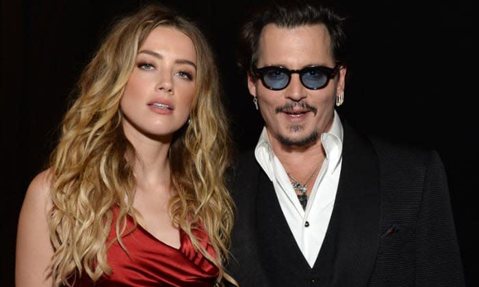 Amber Heard y Jonny Deep cuando estaban juntos