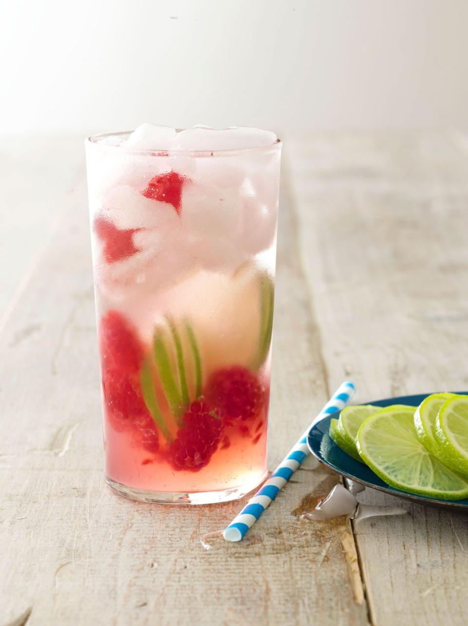 16) Raspberry Gin Rickey