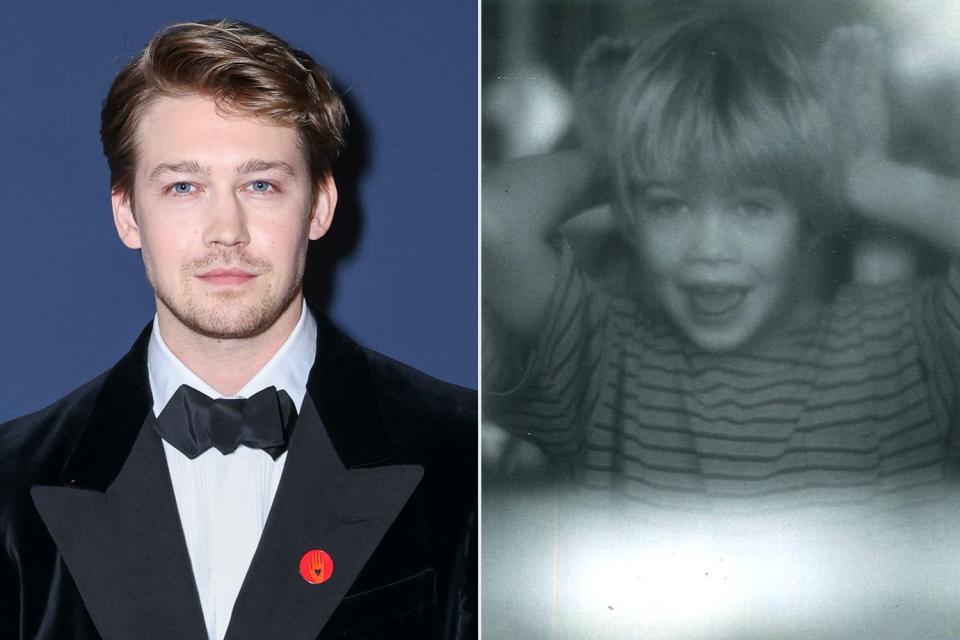 <p>Dave Benett/Getty; Joe Alwyn/Instagram</p> Joe Alwyn shares a throwback photo of himself as a child