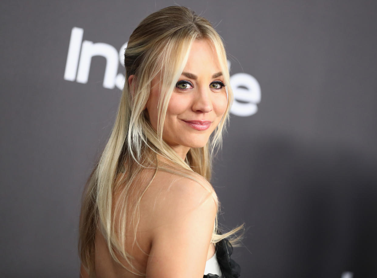 Kaley Cuoco attends the InStyle-Warner Bros. Golden Globes after-party at the Beverly Hilton on Jan. 6, 2019, in Beverly Hills. (Photo: Rich Fury/Getty Images)