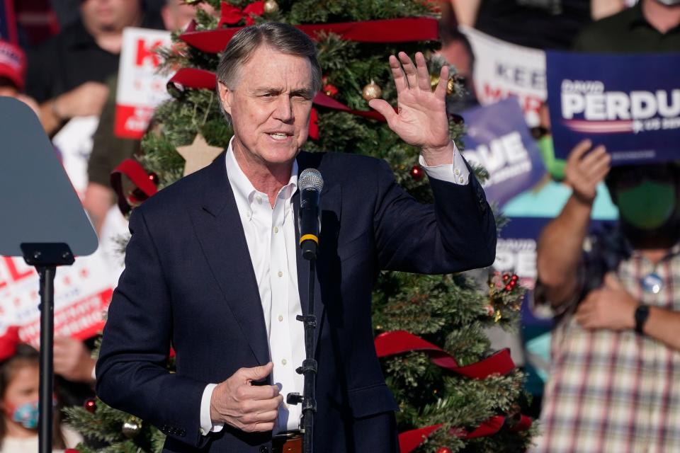 Former Sen. David Perdue is running for Georgia governor.