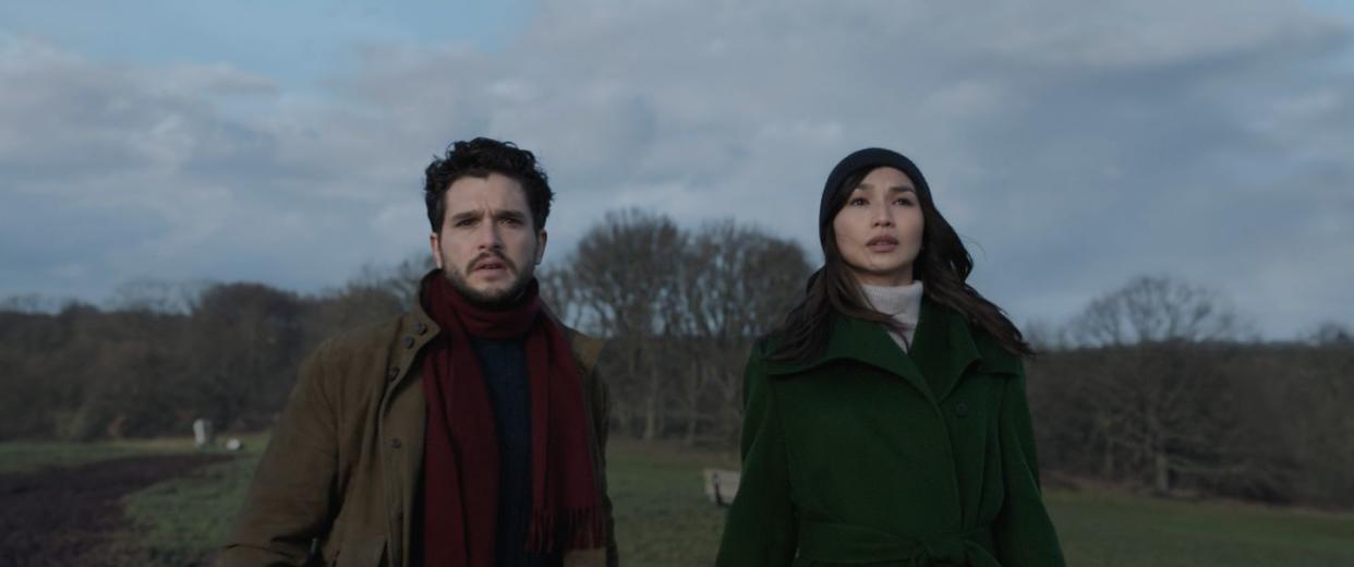 kit harrington as black knight, gemma chan as sersi, eternals