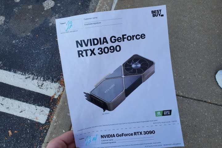 Best Buy RTX 3090 voucher.