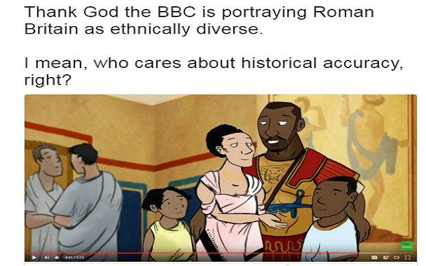 Alt-right commentator Paul Joseph Watson claims the BBC's depiction of Roman Britain life was inaccurate  - Twitter 