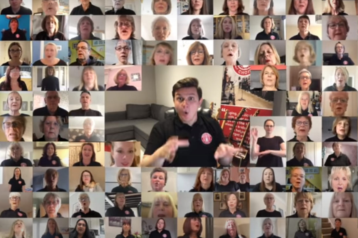 The Busketeers Choir is raising money for the NHS: Youtube/Busketeers Choir