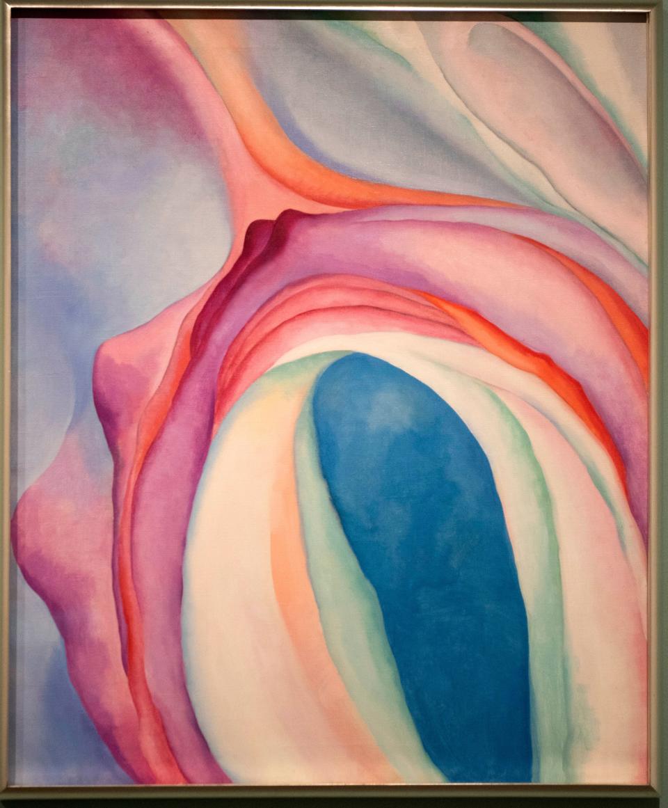 Georgia O’Keeffe's "Music, Pink and Blue No. 2," is included in "At the Dawn of a New Age: Early Twentieth-Century American Modernism" exhibit which continues at the Norton Museum through July 16.