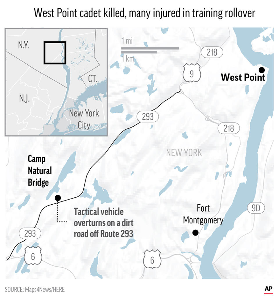 West Point officials said they don't know the cause of the crash . The investigation will include a standard probe by the Army's Criminal Investigation Division.;