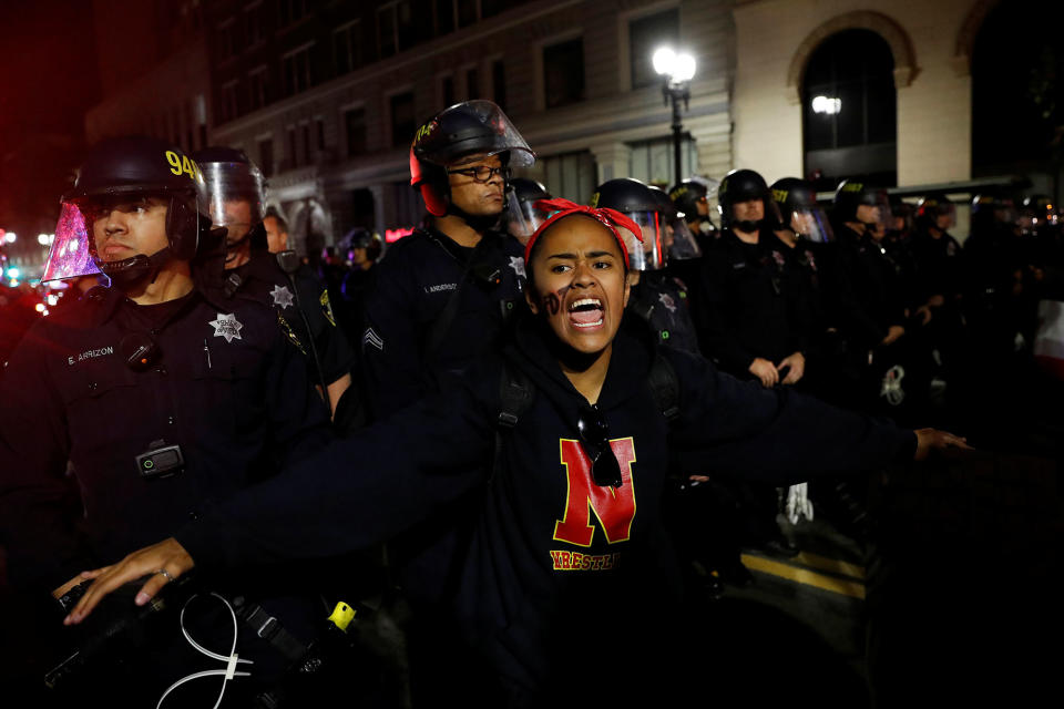 Protests after Donald Trump’s victory