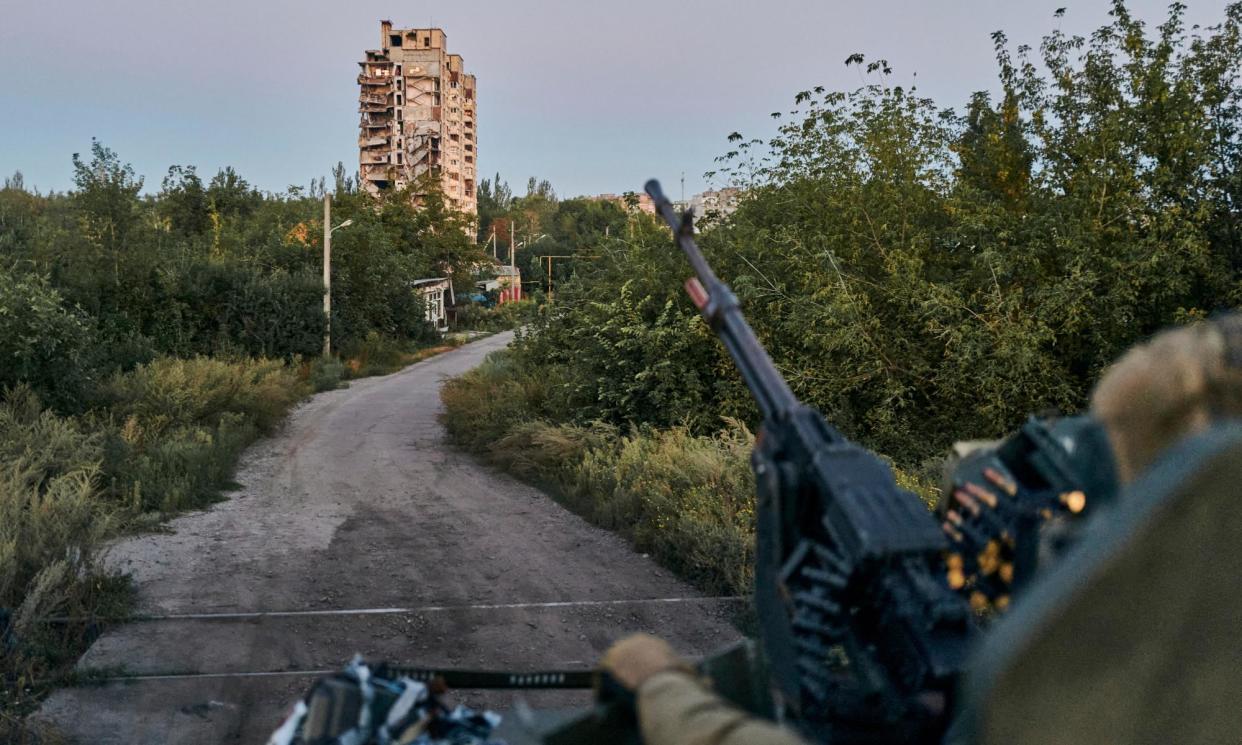 <span>Ukrainian troops are fighting for the remains of Avdiivka, much of which lies in ruin, due to its strategic position.</span><span>Photograph: Libkos/AP</span>