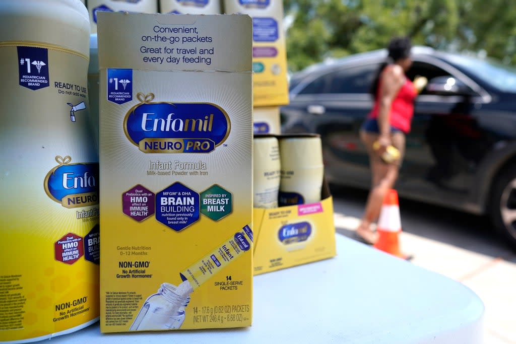 Baby Formula Shortage (Copyright 2022 The Associated Press. All rights reserved.)