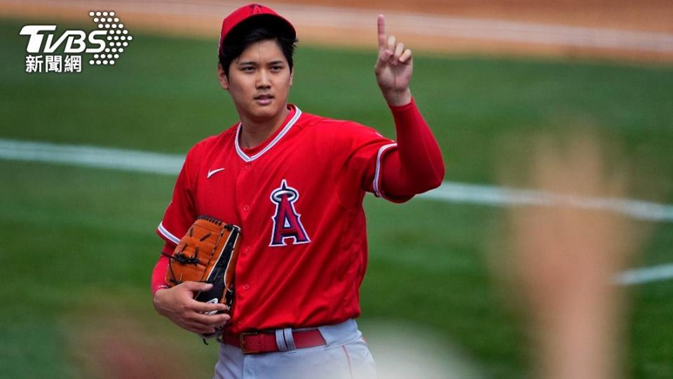 大谷翔平在今日MLB春訓中登板先發，留下2.1局無失分的好表現。（圖／達志影像美聯社）