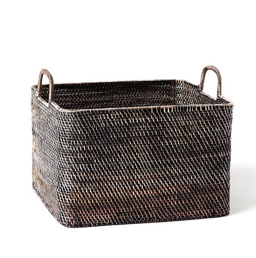 modern weave oversized storage bin