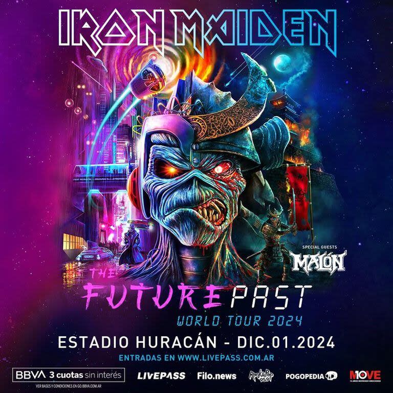 El show será el 1 de diciembre en el estadio de Huracán