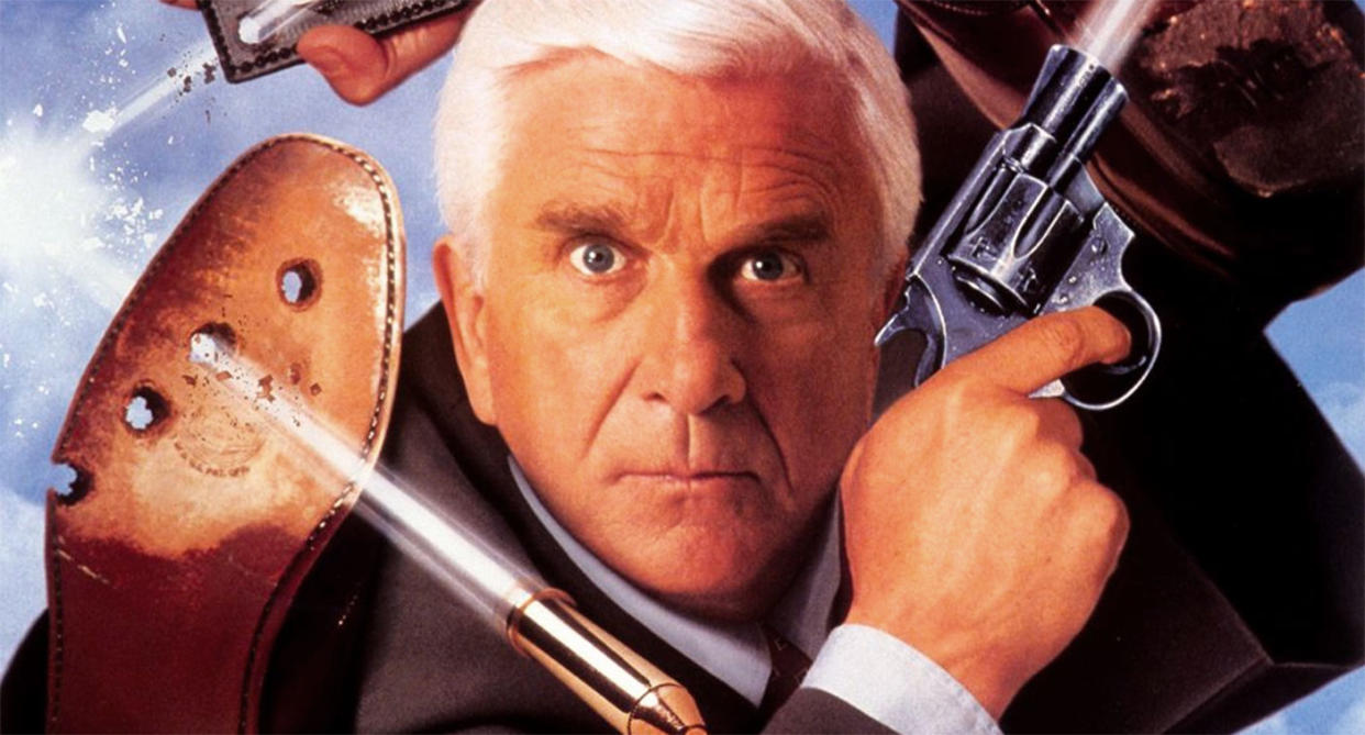 Leslie Nielsen starred in three Naked Gun movies. (Paramount)