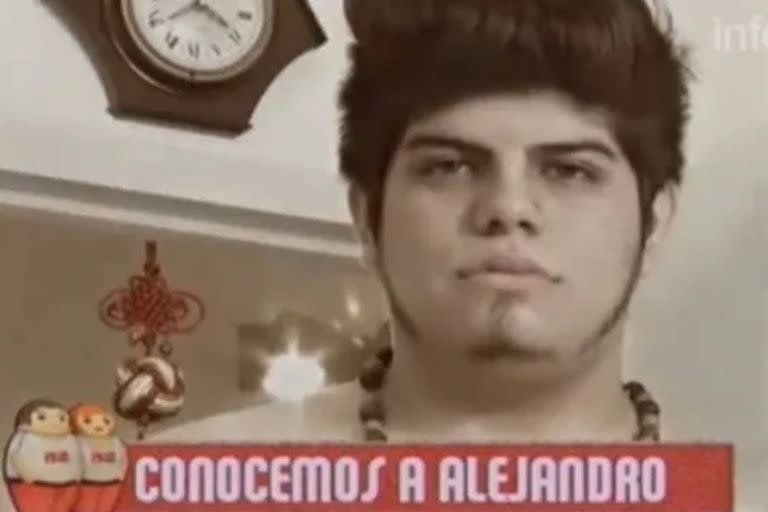 La vida de Alejandro cambió con su participación en el programa (Foto captura)