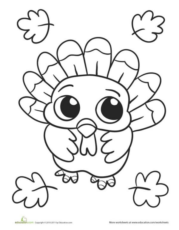 Free Printable Thanksgiving Coloring Pages Keep Kids Busy 'Til Turkey