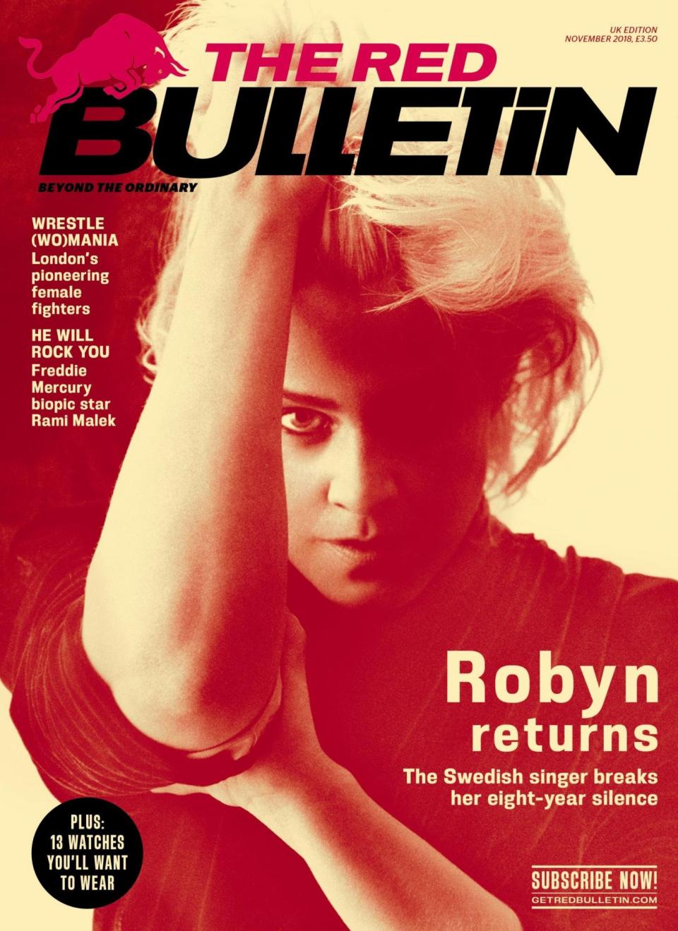 Cover star: Robyn on the cover of The Red Bulletin (Heji Shin/The Red Bulletin)