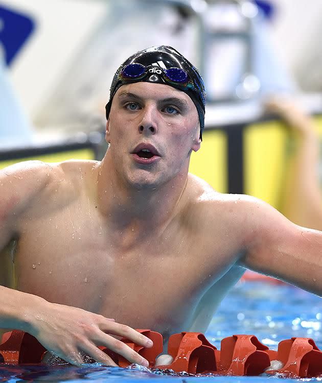 Kyle Chalmers at the Swimming Australian Championships. photo: AAP