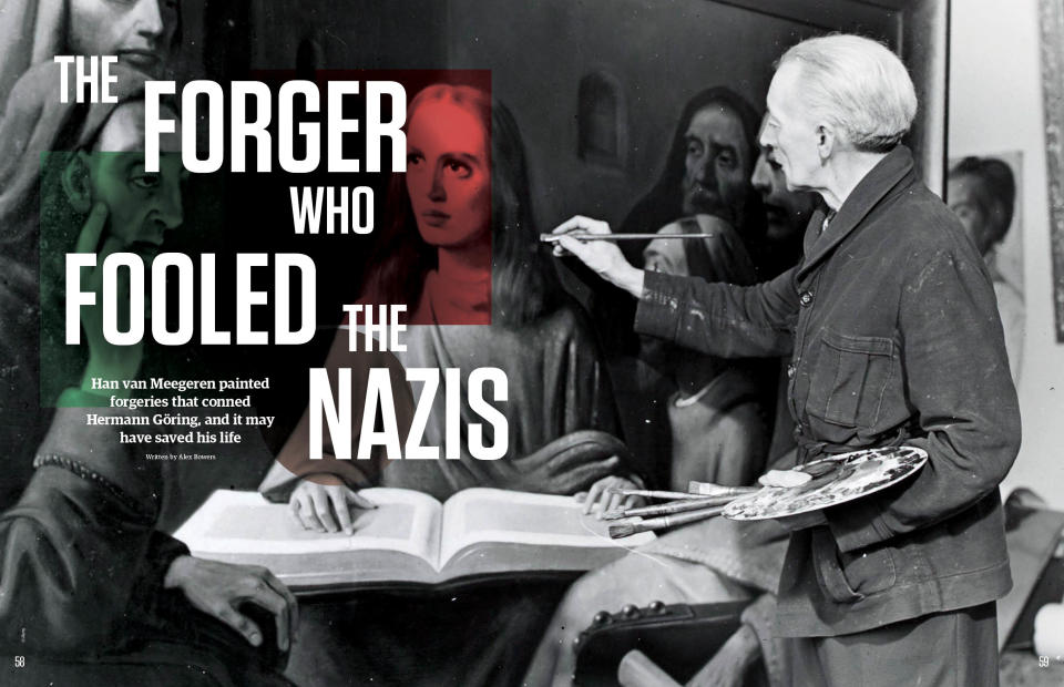 Forger who fooled the Nazis feature spread, All About History 128