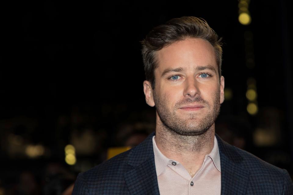 Actor Armie Hammer poses for photographers upon arrival at the premiere of the film 'Call Me By Your Name' during the London Film Festival in London, Monday, Oct. 9, 2017. (Photo by Vianney Le Caer/Invision/AP)