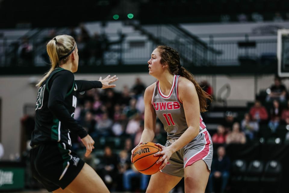 UWGB guard Natalie McNeal had 16 points and 16 rebounds in a win against Wright State on Sunday. McNeal is a transfer from St. Louis.