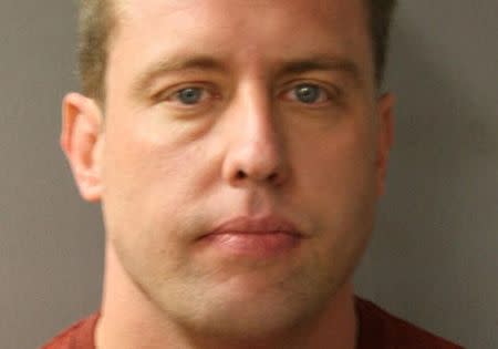 FILE PHOTO: Jason Stockley, an ex-St.Louis police officer pictured in this police handout photo obtained by Reuters August 10, 2017. Harris County Sheriff's Office/Handout via REUTERS/File Photo