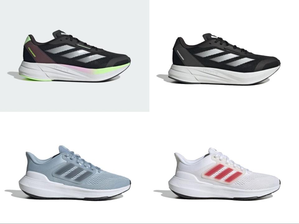 adidas Duramo Speed運動鞋，顏值機能雙滿分。（圖片來源：Adidas）