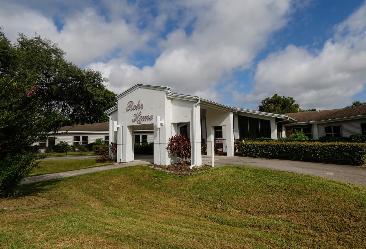  Rohr Home in Bartow, Florida  September 17, 2020.      	 Florida Gov. Ron DeSantis recently lifted the order barring all visits to nursing homes. Facilities are now allowing general visitations (with restrictions) and also compassionate and essential visits. The Rohr Home is a county-operated facility.