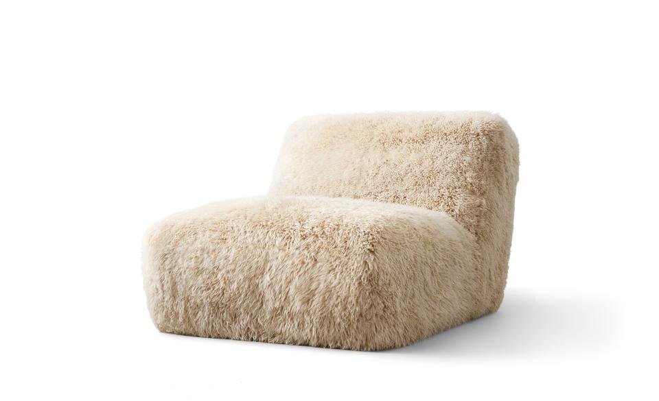 Yeti sheepskin chair.