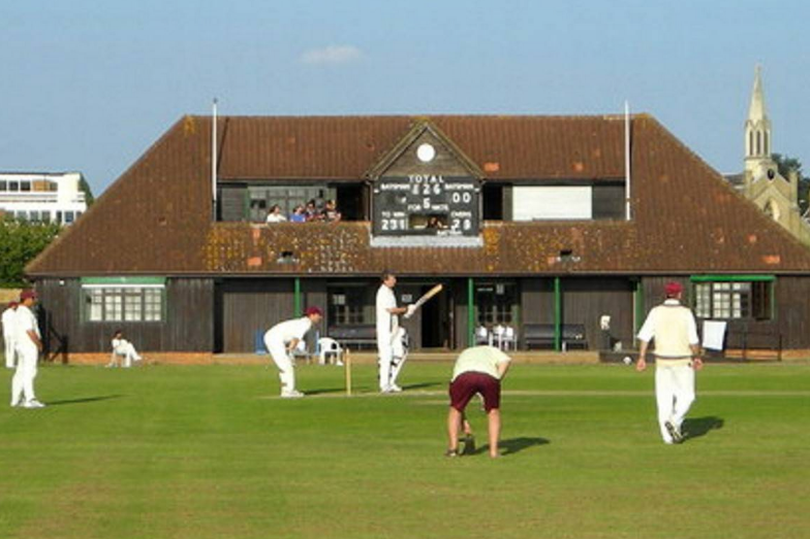 The pavilion at HWRCC before it burnt down