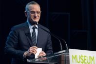 Co-founder of Oaktree Capital Management Howard Marks speaks at The Museum of American Finance Gala in New York