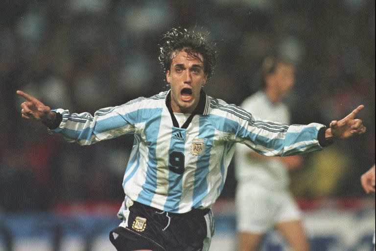 Batigol: símbolo eterno de la selección, 56 festejos entre 1991 y 2002, dueño de un récord histórico que solo un "marciano" se lo pudo arrebatar