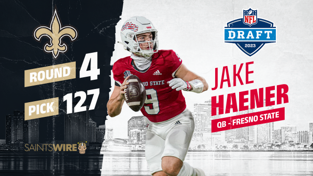 Saints announce fourth-round draft pick Jake Haener has signed his rookie  contract