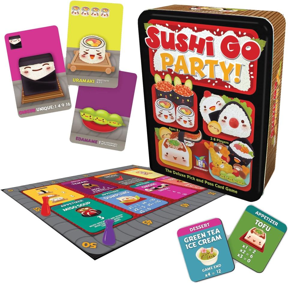 Sushi Go Party! Card Game is super cute! (Photo: Amazon)