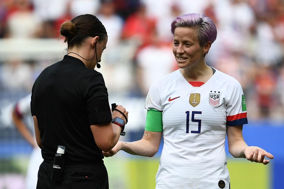 One of U.S. Soccer's latest equal pay arguments is dismaying at best. (Photo credit should read FRANCK FIFE/AFP via Getty Images)