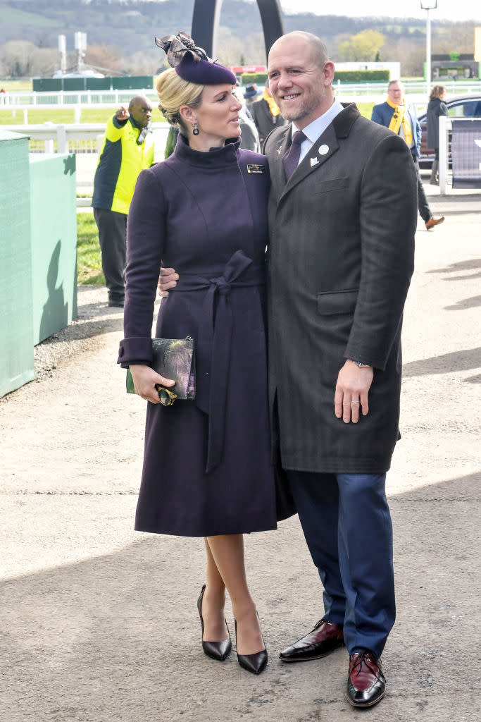 Mike Tindall - pictured with wife Zara in March 2020 - has opened up about his father's battle with Parkinson's. Photo: Getty Images.