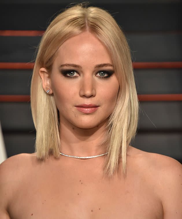 Jennifer Lawrence at the 2016 Oscars.