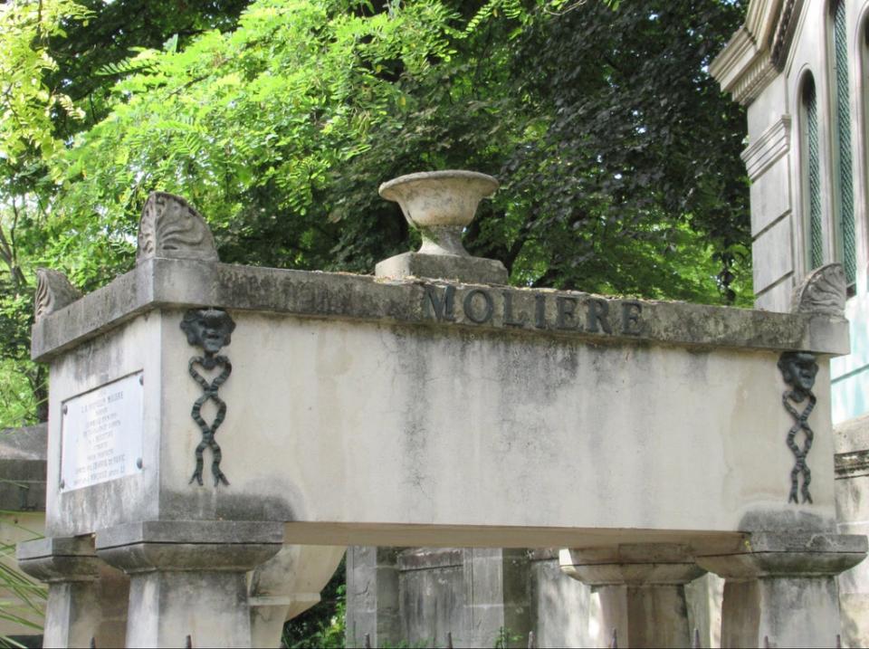 The tomb of Moliere in the Père Lachaise cemetery in Paris (Getty)