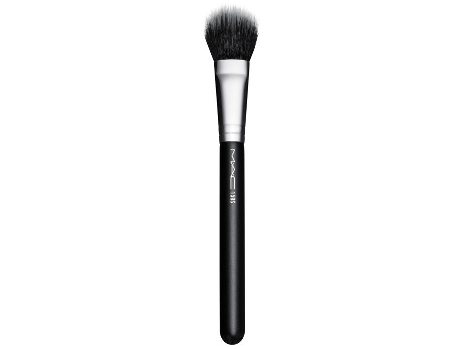 This duo fibre brush is ideal for controlling coverage and not applying too much productMac Cosmetics