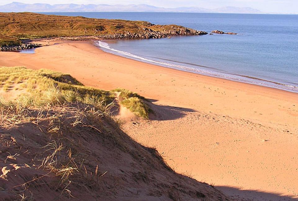 Redpoint Beach, with a view of Skye (Stuart Wilding/Geograph)
