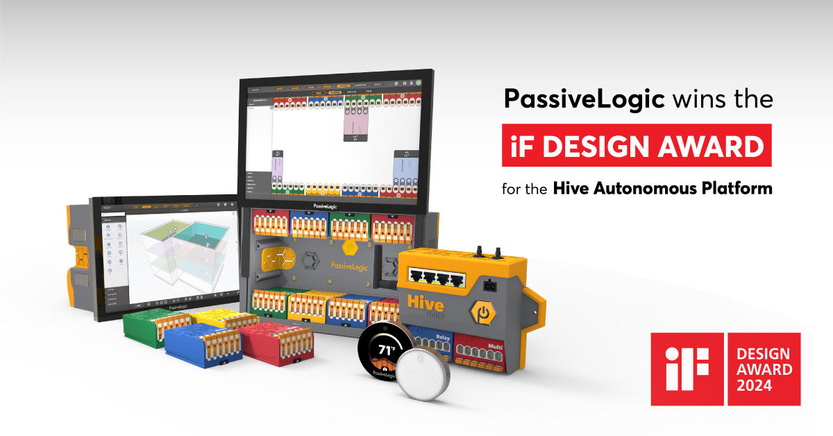 PassiveLogic Wins iF DESIGN AWARD for Hive Autonomous Platform